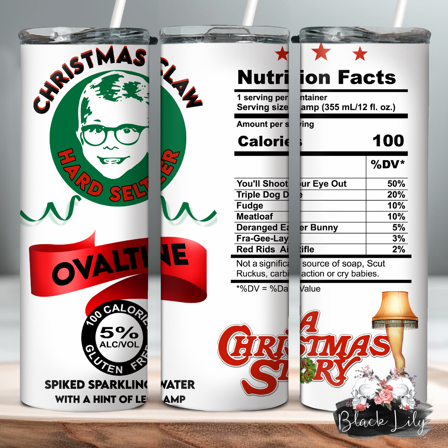Tumbler - Christmas Claw, Ovaltine Flavor