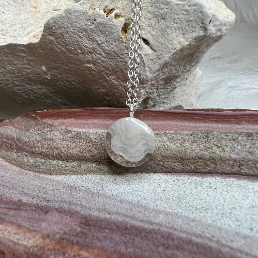 Keepsake Necklace - Tiny Waves Pendant