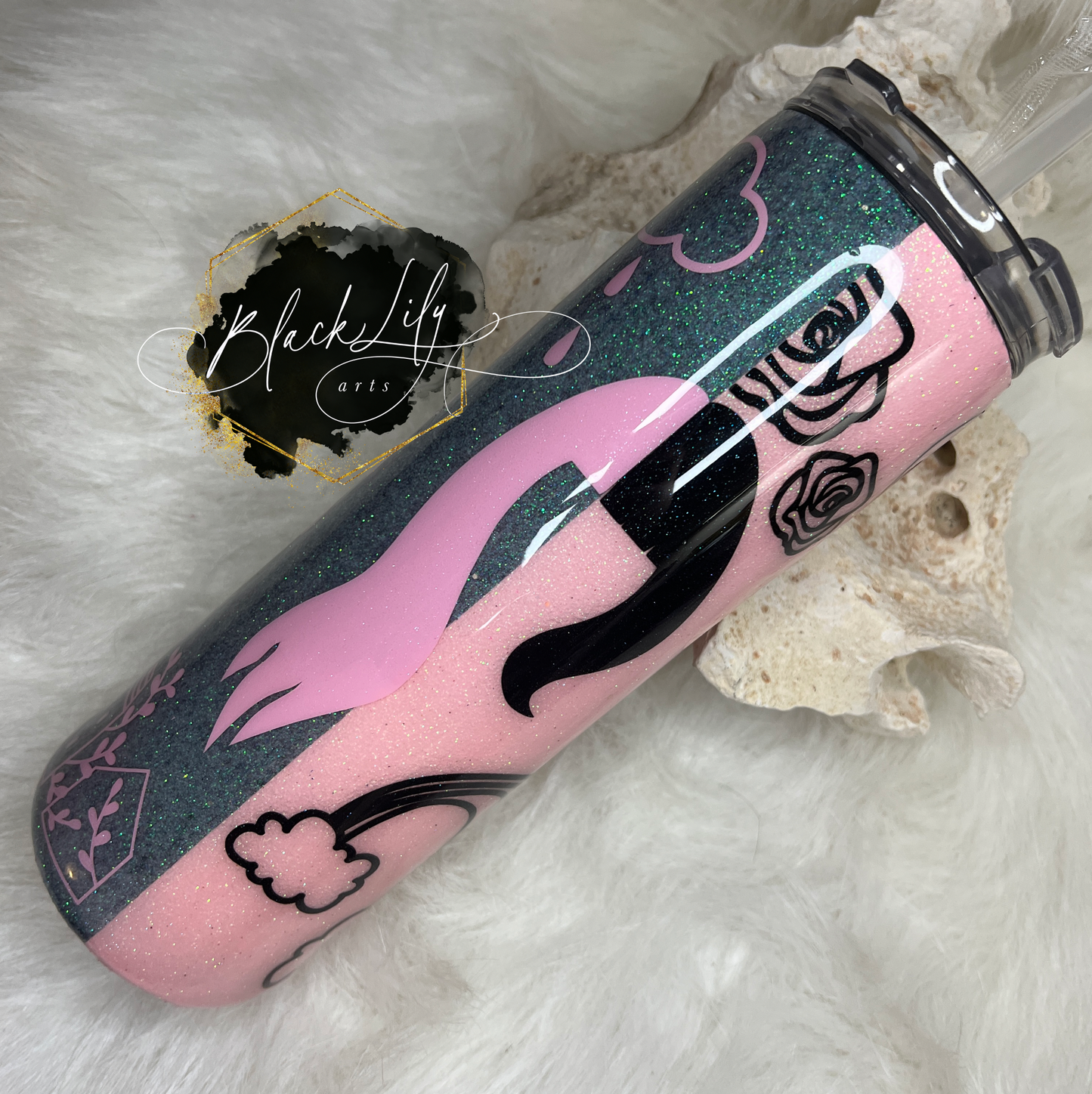 Build-a-*GLITTER OR HAND PAINTED*-Tumbler