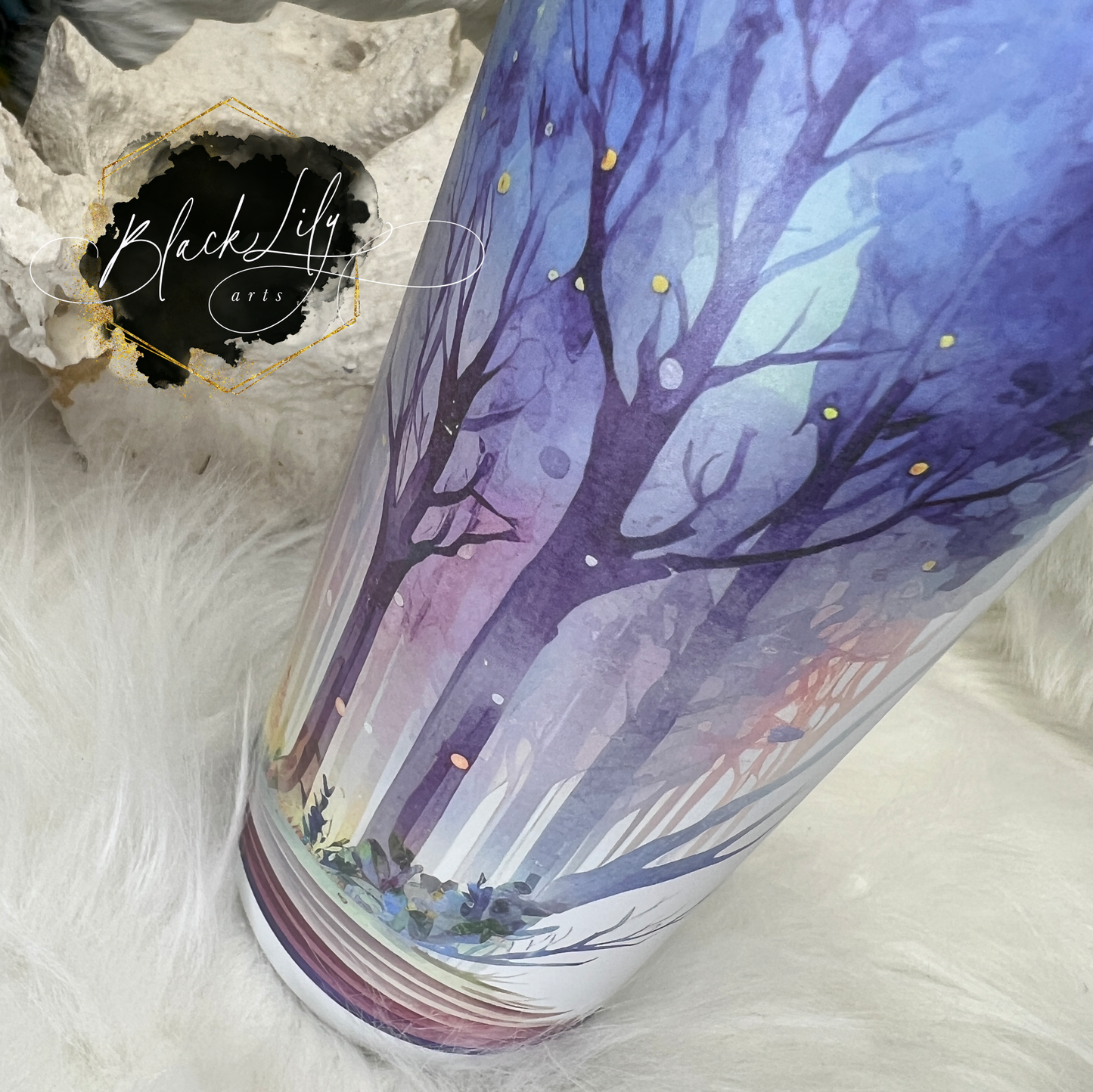 Tumbler - Enchanted Book Forest *GLOW OPTION*