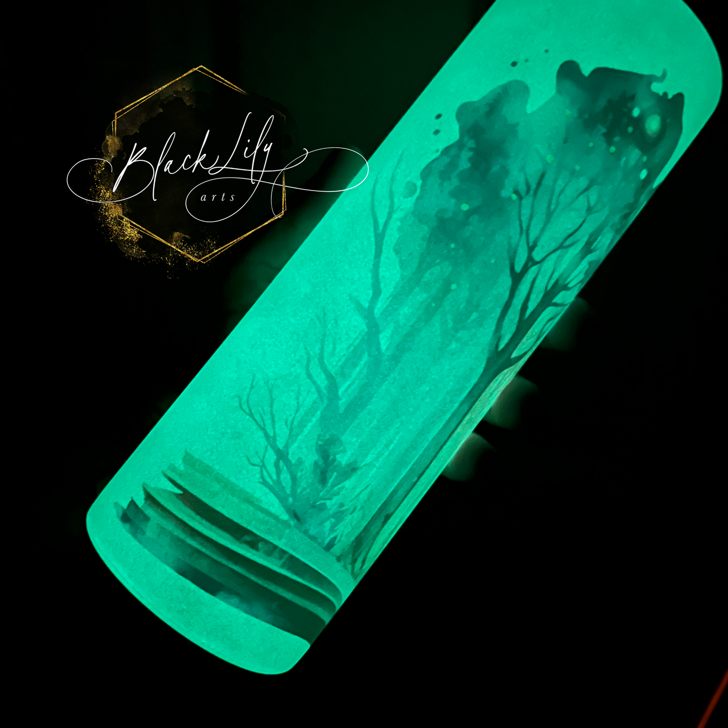 Tumbler - Enchanted Book Forest *GLOW OPTION*