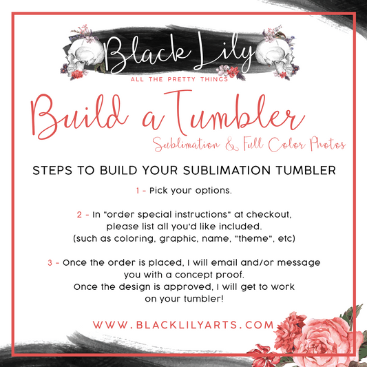 Build-a-*SUBLIMATION OR PHOTO*-Tumbler