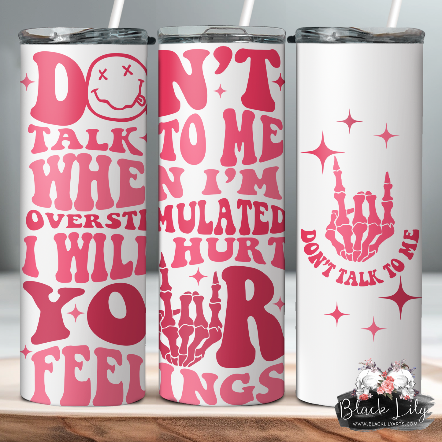 Tumbler - Overstimulated (2 color options!)