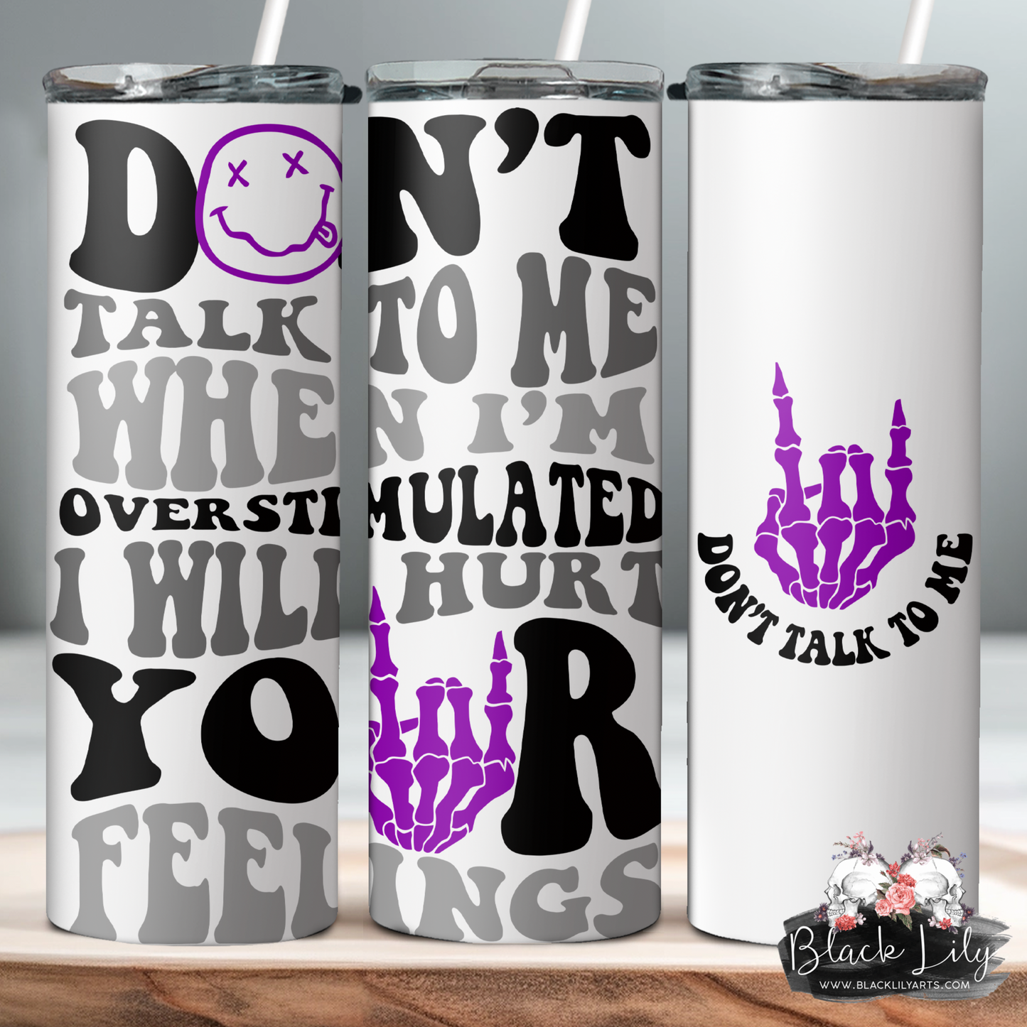 Tumbler - Overstimulated (2 color options!)