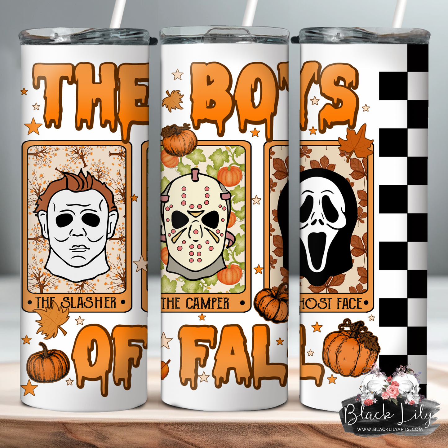 Tumbler - The Boys of Fall Pumpkin Theme