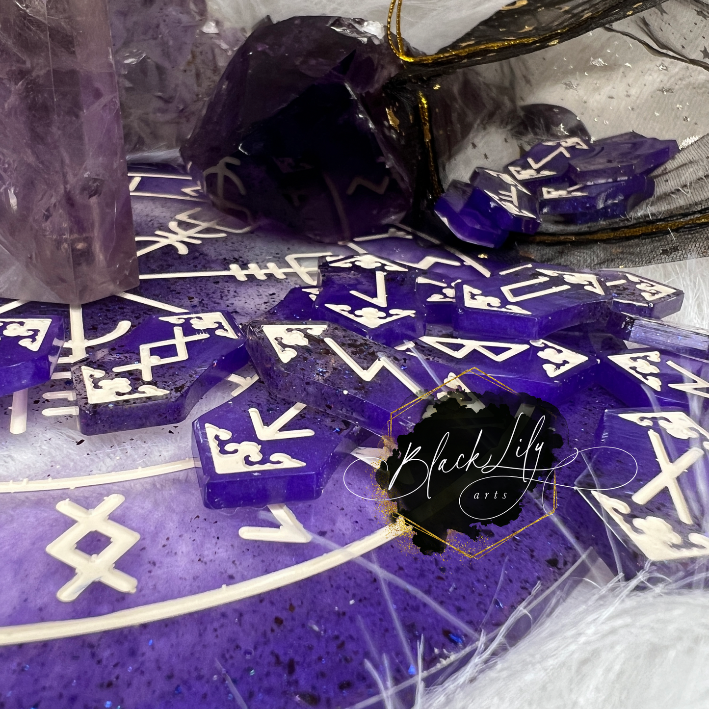 Spiritual Runes & Compass Set or Singles