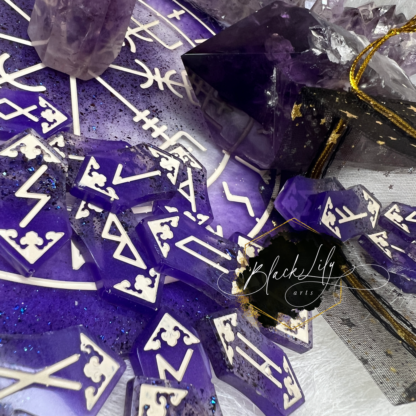 Spiritual Runes & Compass Set or Singles