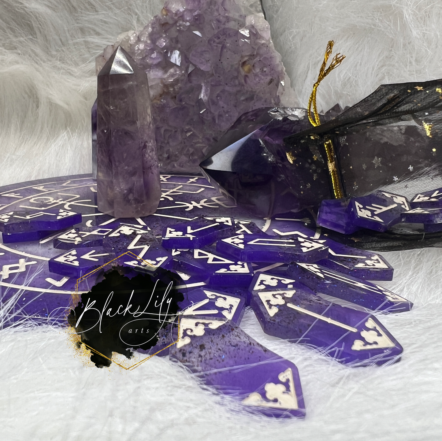 Spiritual Runes & Compass Set or Singles