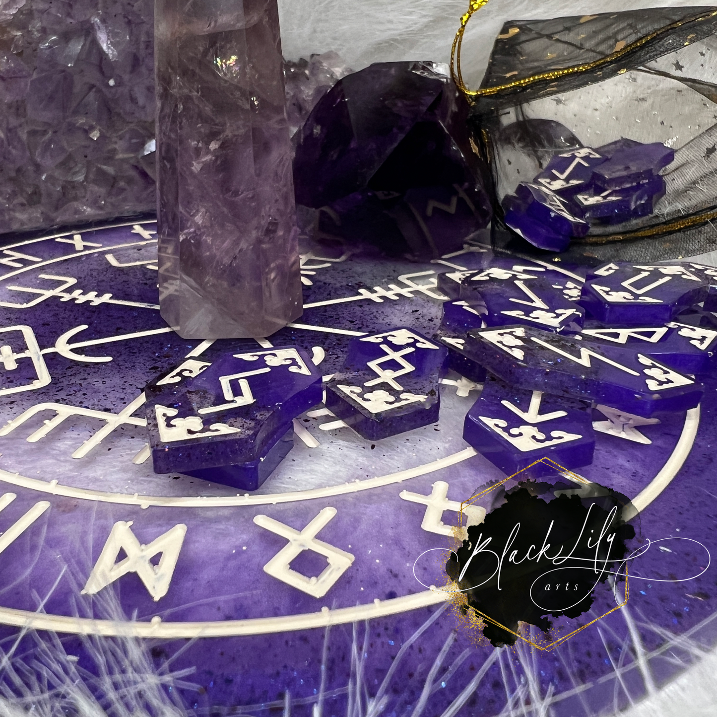 Spiritual Runes & Compass Set or Singles