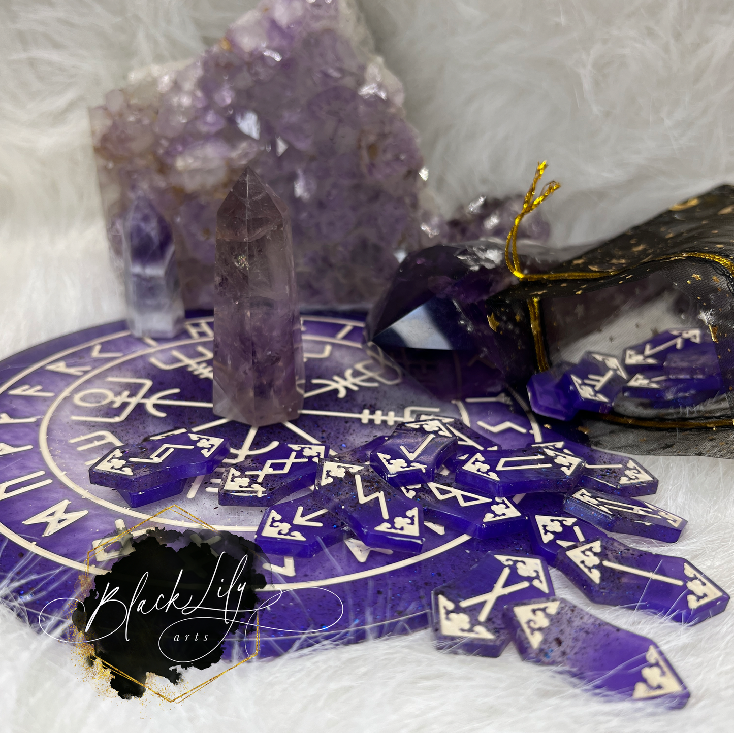 Spiritual Runes & Compass Set or Singles