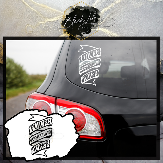 Vinyl Decal - Future Bestselling Author - Weatherproof