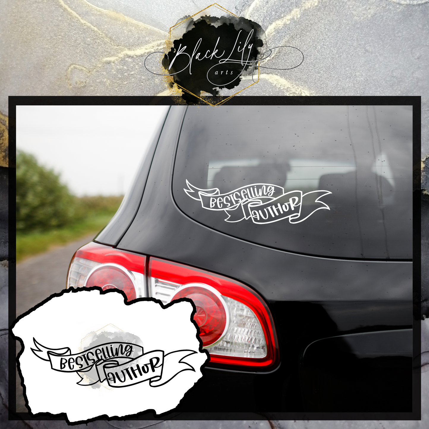 Vinyl Decal - Bestselling Author - Weatherproof